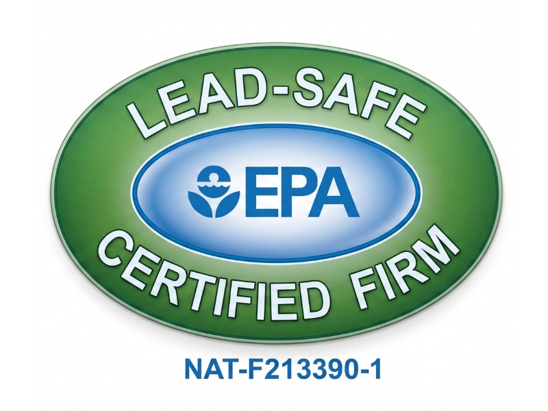 Lead-Safe Certified Firm NAT-F213390-1